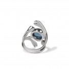 Freesia ring med London blue topaz thumbnail