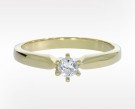 Princess ring - velg din diamant thumbnail