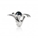 Freesia ring med London blue topaz thumbnail