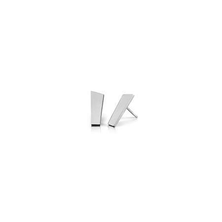 Silver Glossy Earrings 10mm