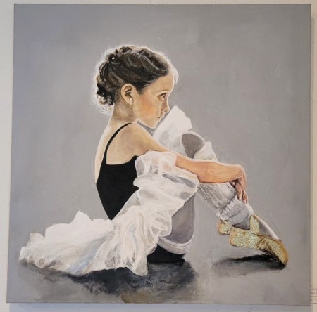 Sittende Ballerina