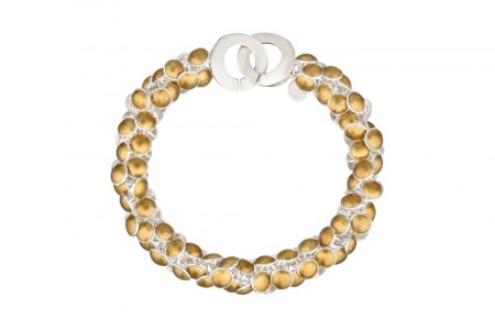 Seashell bracelet gold