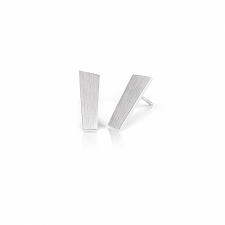 Silver Matte Earrings 15mm