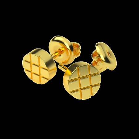 FORTITUDE GOLD PLATED EARRINGS